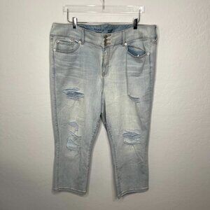 Torrid Crop Jegging Super Soft 3 Button Jeans Size 24 #14